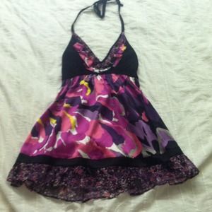 Bebe Halter Top, size xs