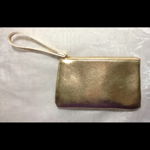 ❌SOLD❌ 💕Victoria's Secret gold wristlet 💕 - Picture 3 of 3