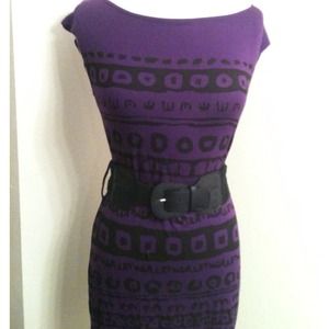 🎈SOLD🎈Comfy purple stretch dress