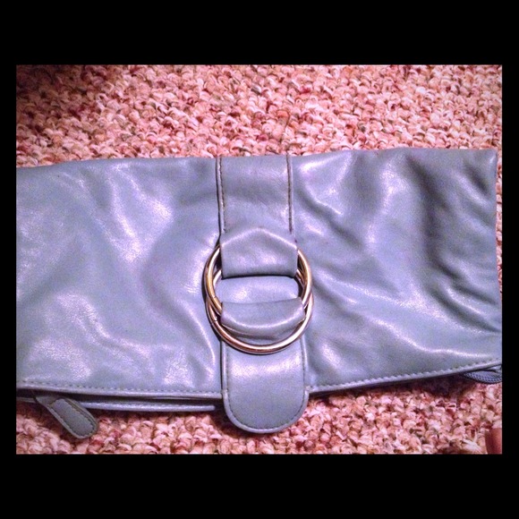 Light blue clutch