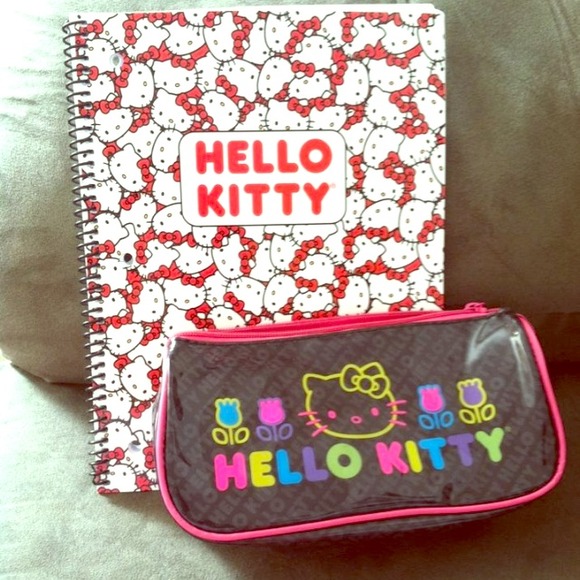 Hello kitty bundle earrings and dress