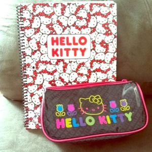 Hello kitty bundle earrings and dress