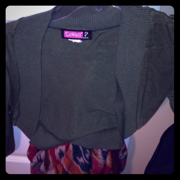 Green shawl