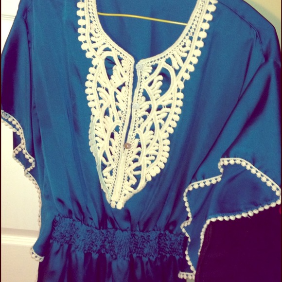 Flowing silk blouse