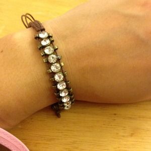 ❌HOLD for bundle❌Adjustable rhinestone brown brace