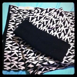 Authentic MK scarf & beanie set