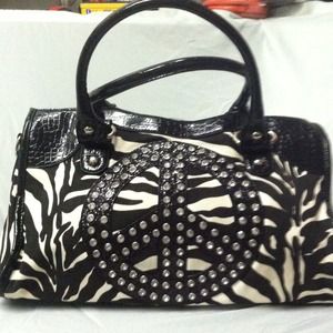 Zebra purse