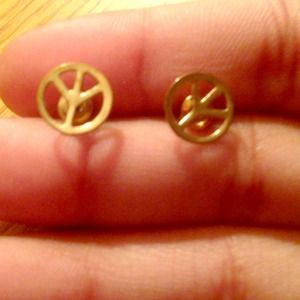 Peace Stud Earrings