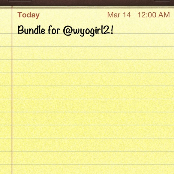 Bundle for @wyogirl2!!