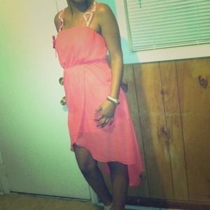 Short in front/long in back dress