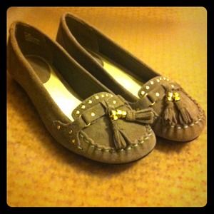 Beige Moccasins by Bakers