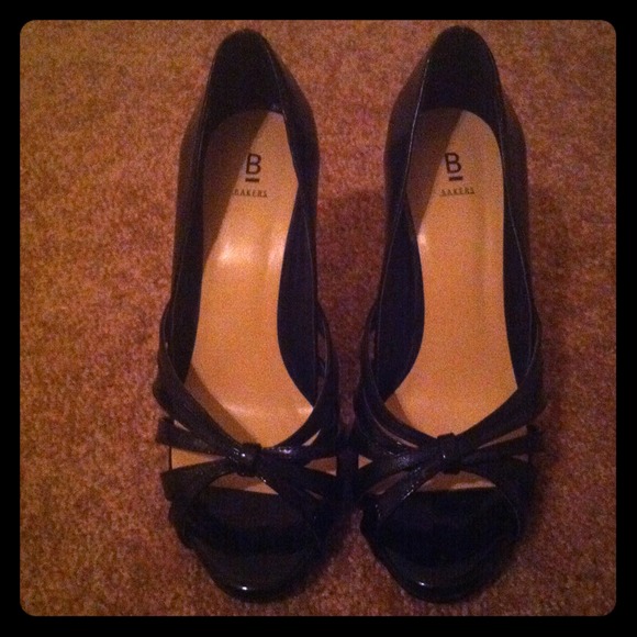 Sold in bundle Bakers Black Stilettos