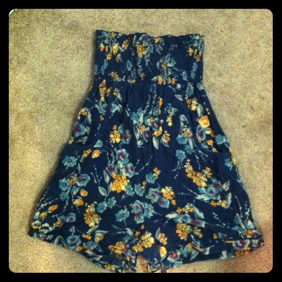 Strapless Romper