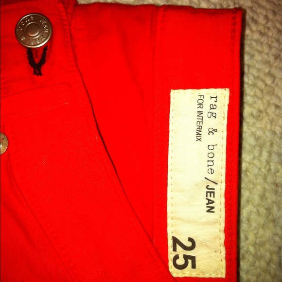 🚫🚫SOLD🚫🚫bundle. Rag & Bone red skinny Capri
