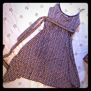 Gray n pink dress