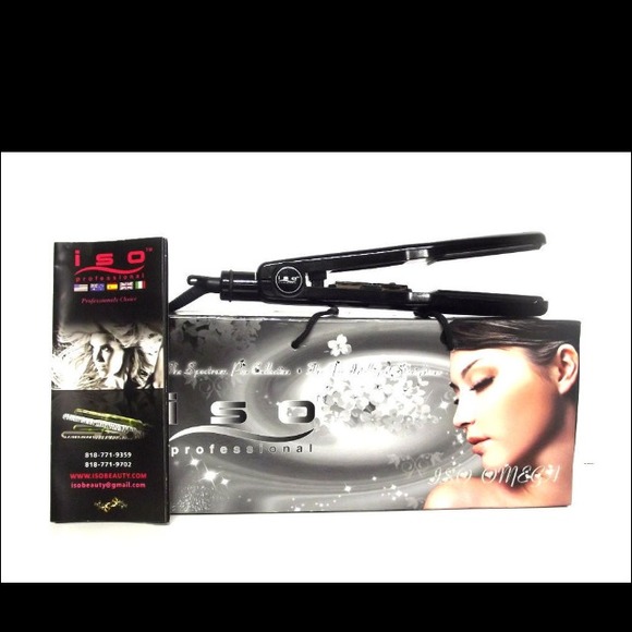 ISO Black Omega Titanium straightener
