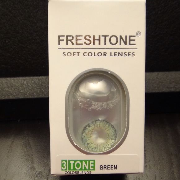 Trade. Green contacts. Monograms letters.