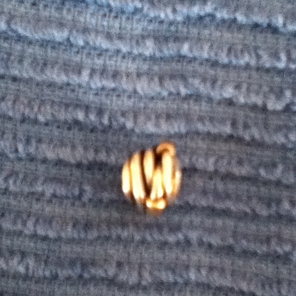 #####SOLD. Pandora Sterling Rope Charm w/14 K