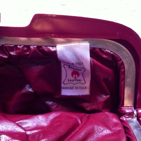 Vintage Italian Leather Clutch - Picture 4 of 4