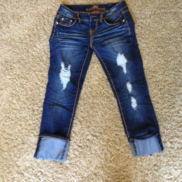 Cute jean crops