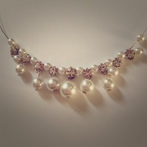 Pearl/Diamond Necklace