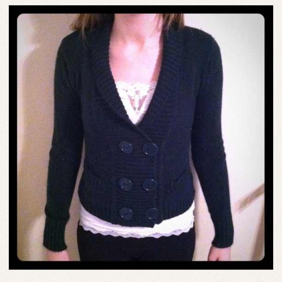 Dark green sweater