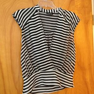 Bebe striped top!