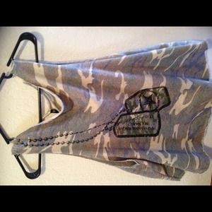 Reserved&bundled!!  Military inspired top