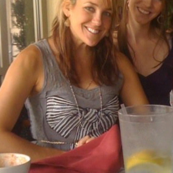 Lace & Big Nautical Bow Tank!! - Picture 3 of 4