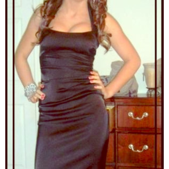 Black cache dress size 2