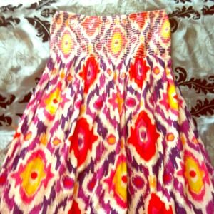 💥Reduced💥Bandage style strapless colorful dress!