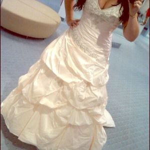 Alfred Angelo Piccione Blush Bridal Gown