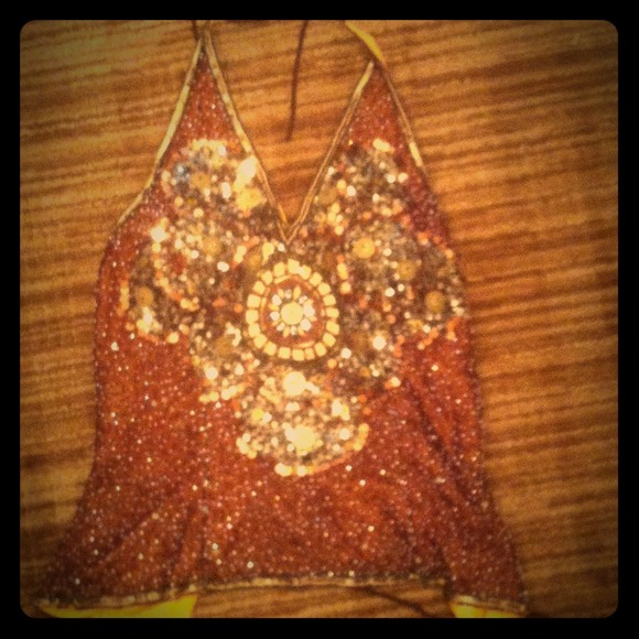 BN sequin detailed sexy top!