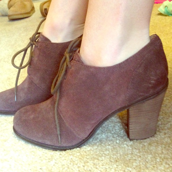 Lucky Brand Boots - Lucky brand leather shoes! Boot heels
