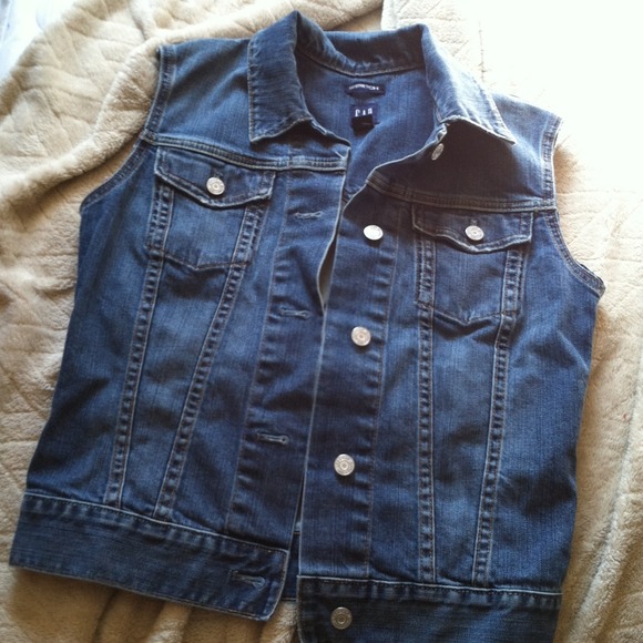 Gap jean jacket vest