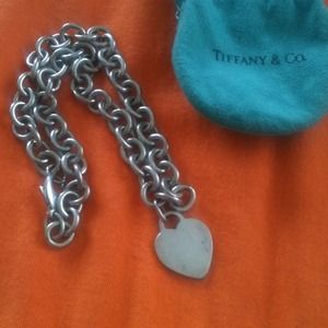 Authentic Tiffany heart necklace!!