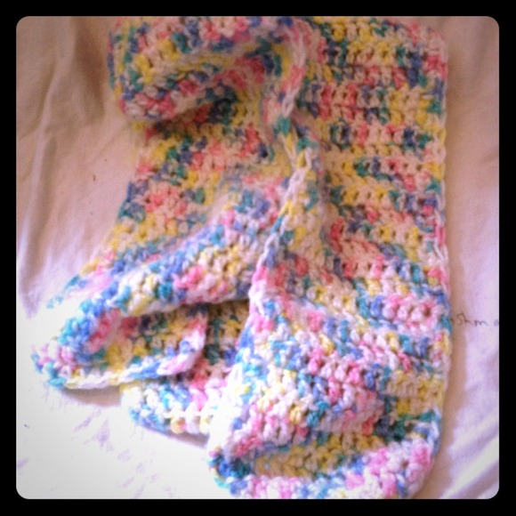 Light multi colored scarf