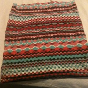 High waste body con skirt