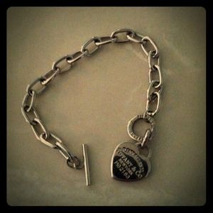 Tiffany and Co. Sterling Silver charm bracelet