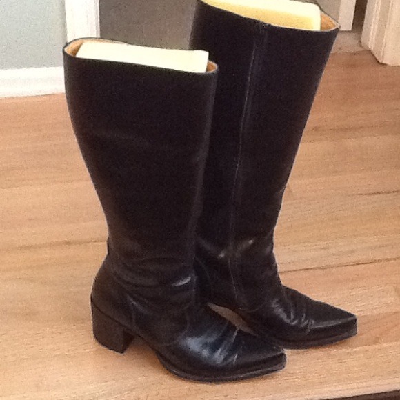 Tall DKNY leather boots