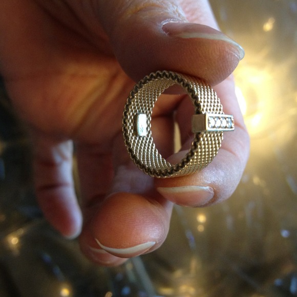 Tiffany 18k gold Somerset ring with diamonds - Picture 2 of 5