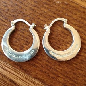 Tiffany & Co. Silver Hoop Earrings