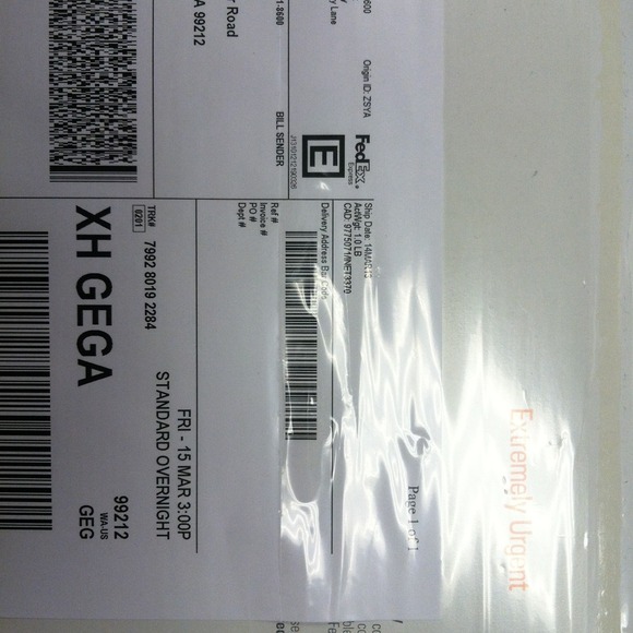 Sending out!
