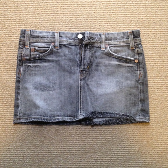 Citizen of humanity denim skirt
