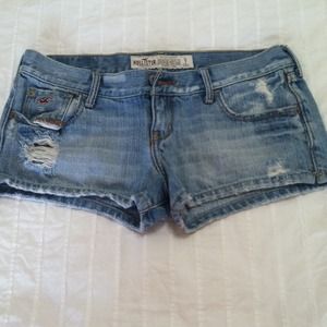 Hollister denim shorts