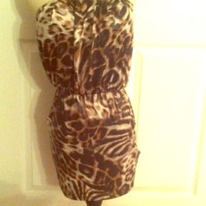 Leopard bodycon dress!