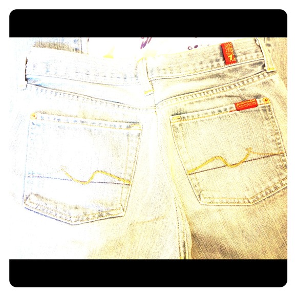 7 for all Mankind petite boot cut size 28x29