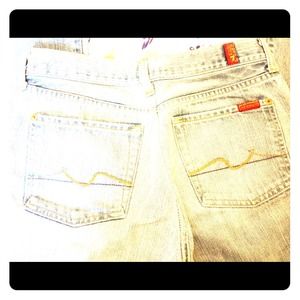 7 for all Mankind petite boot cut size 28x29