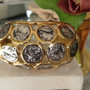 Kenneth Jay Lane ancient coins bracelet