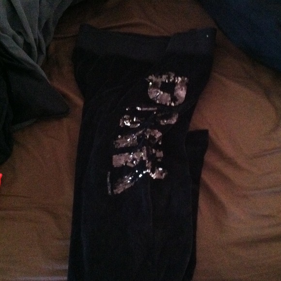 TRADED!!!! Fleece VS sequin pants